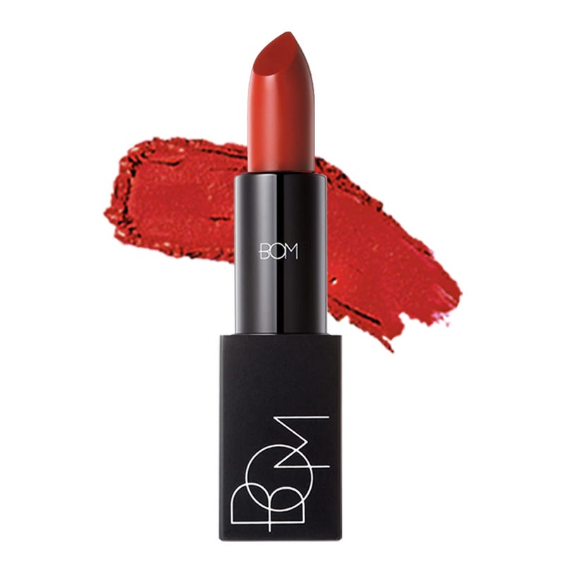 bom COSMETICS My Lipstick #808 My Warm Red 0.12 oz Long Lasting Lipstick for Soft & Vibrant Color Lips, Lip Care with Vitamin E & 9 Oils, Korean Makeup - Image 3